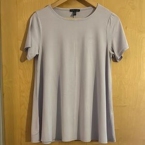 Eileen Fisher light purple Relaxed Short Sleeve Tee